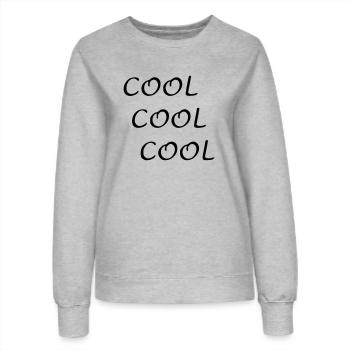 cool - Frauen Sweatshirt - Grau meliert - Vorne - AI Model Female 172 dark (172cm)