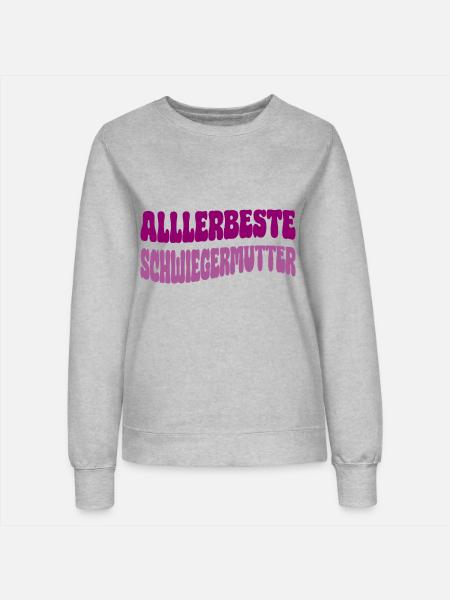 Allerbeste Schwiegermutter - Frauen Sweatshirt - Grau meliert