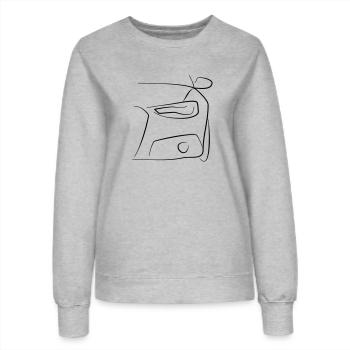 Auto Front Scheinwerfer Tribal - Frauen Sweatshirt - Grau meliert - Vorne - AI Model Female 172 dark (172cm)
