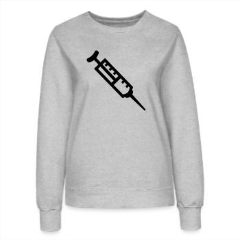 Spritze - Frauen Sweatshirt - Grau meliert - Vorne - AI Model Female 172 dark (172cm)