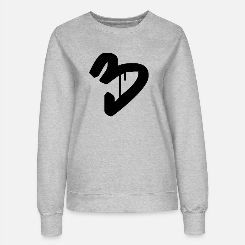 Graffiti : 3 - Women’s Sweatshirt - heather grey