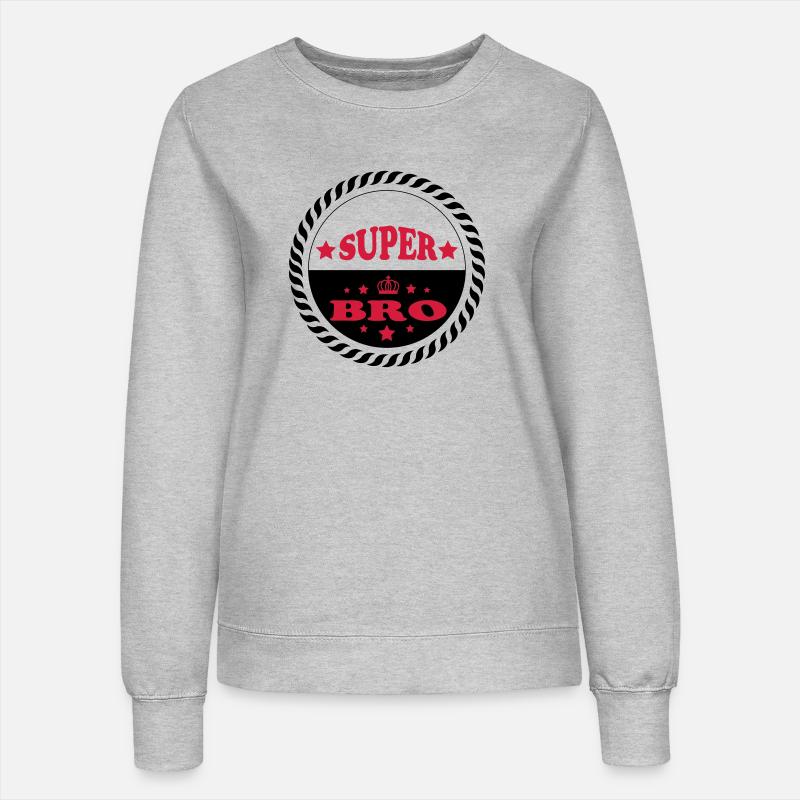 Super bro 111 - Women’s Sweatshirt - heather grey