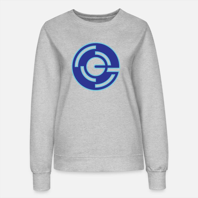 Power Button Technology - Women’s Sweatshirt - heather grey