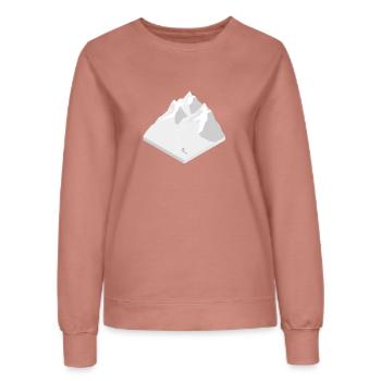 Freeriden - Frauen Sweatshirt - Altrosa - Vorne - AI Model Female 172 dark (172cm)