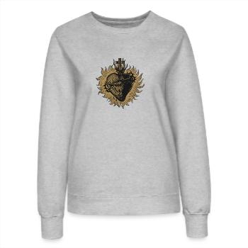 Jahrgang Heiligstes Herz Jesu - Frauen Sweatshirt - Grau meliert - Vorne - AI Model Female 172 dark (172cm)