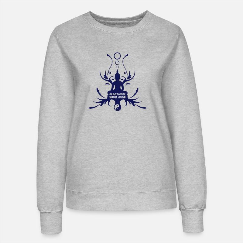 Buddha - Women’s Sweatshirt - heather grey
