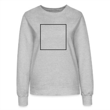 Square - Women’s Sweatshirt - heather grey - Front - AI Model Female 172 dark (172cm)