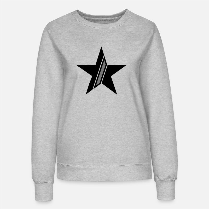 star special insert - Women’s Sweatshirt - heather grey