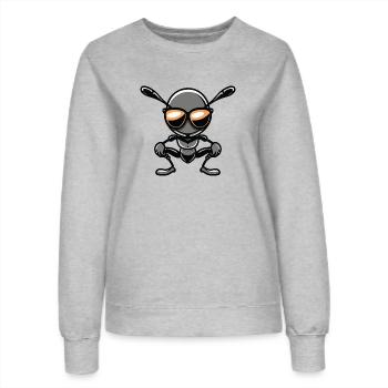 Ant Comic Cool - Women’s Sweatshirt - heather grey - Front - AI Model Female 172 dark (172cm)