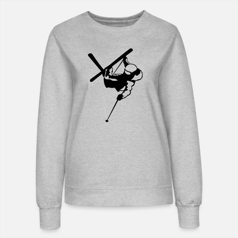 Trick Ski - Frauen Sweatshirt - Grau meliert