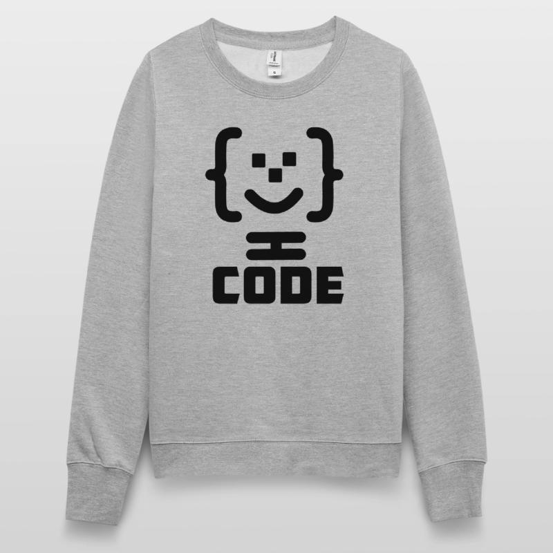 Hauptprogrammierer-Code-Logo mit Text CODE Frauen Sweatshirt