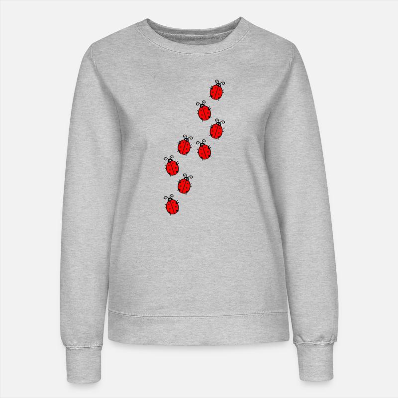 Ladybug - Women’s Sweatshirt - heather grey