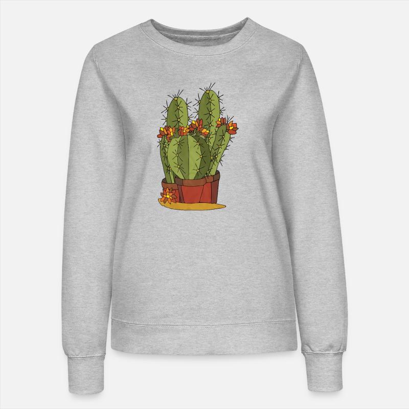 Flowers - Women’s Sweatshirt - heather grey