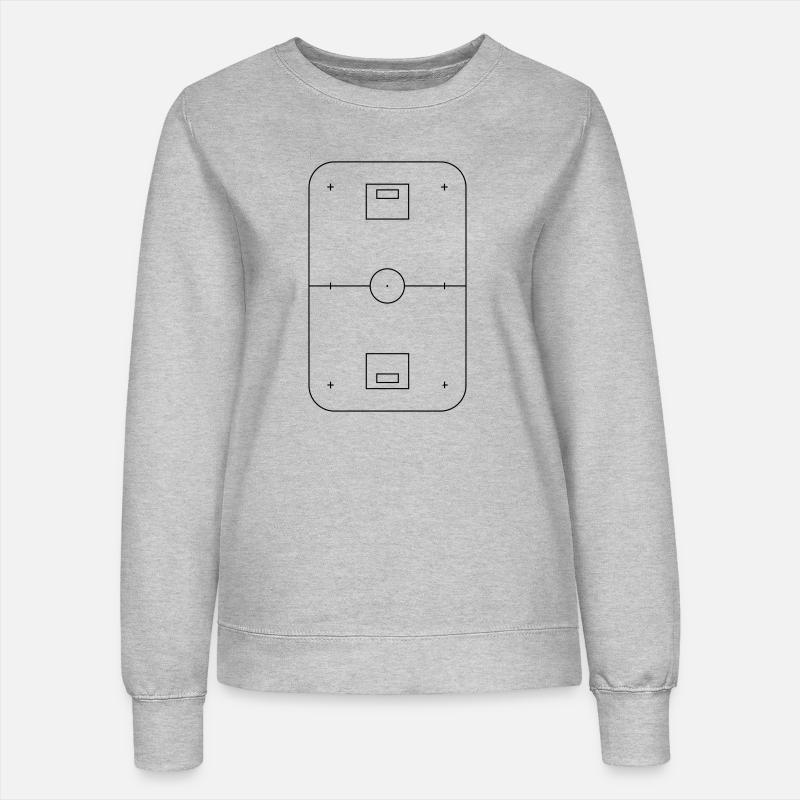 Floorball Field - Women’s Sweatshirt - heather grey