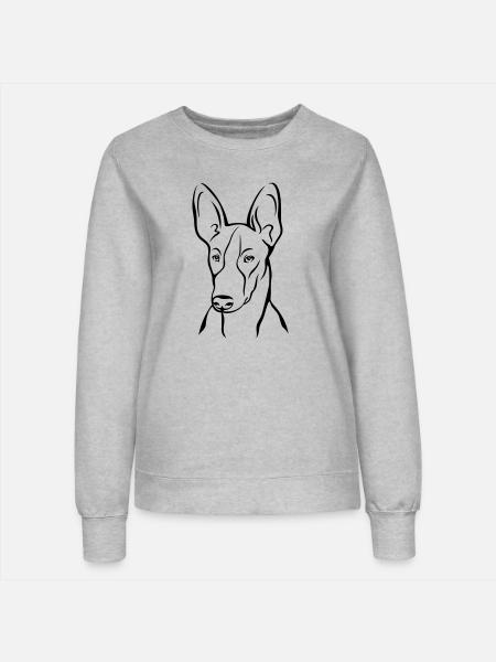 Podenco - Frauen Sweatshirt - Grau meliert
