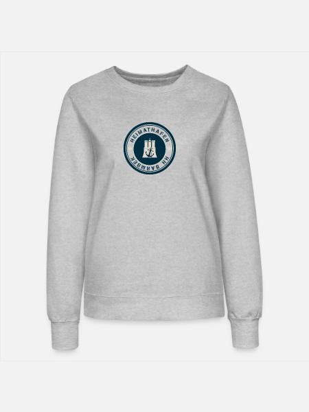 HH Barmbek - Frauen Sweatshirt - Grau meliert