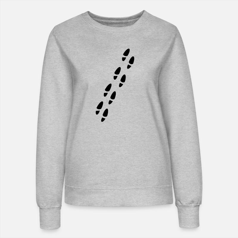Schuhabdrücke - Women’s Sweatshirt - heather grey