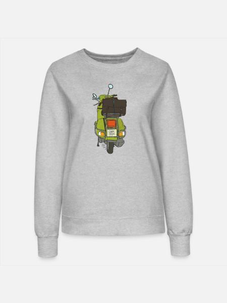 2 Räder - Frauen Sweatshirt - Grau meliert