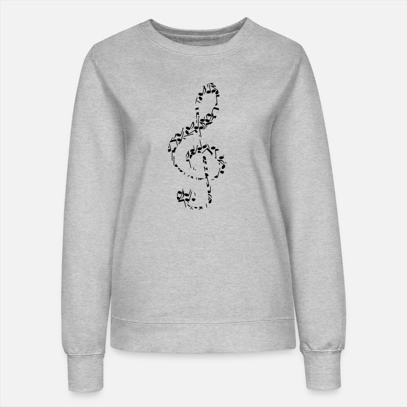 Notenschluessel - Women’s Sweatshirt - heather grey