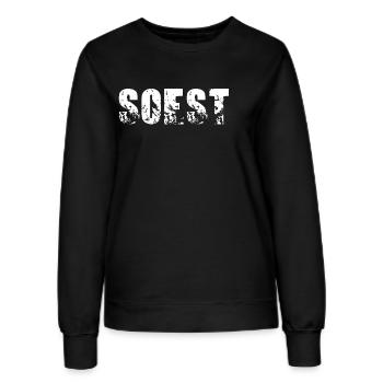Soest - Frauen Sweatshirt - Schwarz - Vorne - AI Model Female 172 light (172cm)