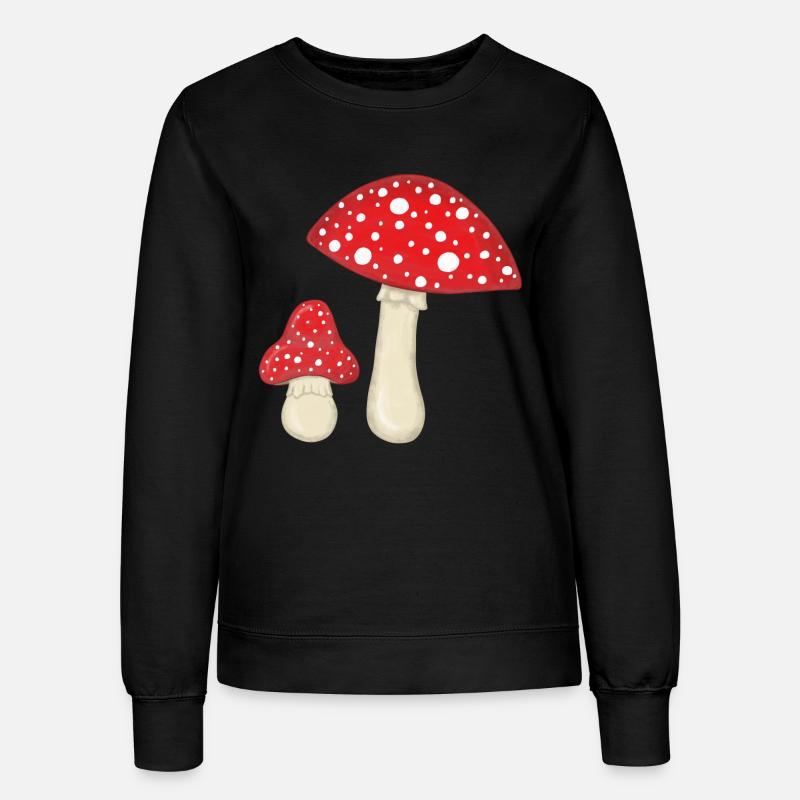 Fly agarics - Women’s Sweatshirt - black
