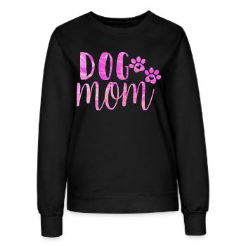 Maman chien - Sweat Femme - noir - Devant - AI Model Female 172 light (172cm)