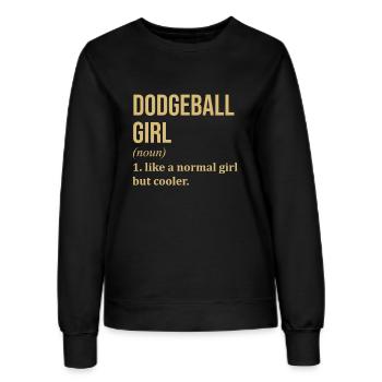 Ballon chasseur - Sweat Femme - noir - Devant - AI Model Female 172 light (172cm)