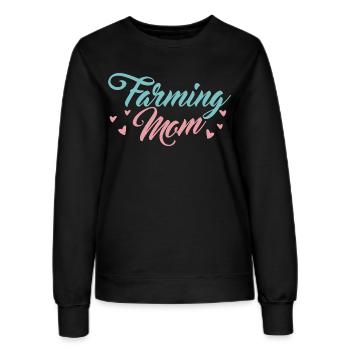 Bäuerin Mama - Frauen Sweatshirt - Schwarz - Vorne - AI Model Female 172 light (172cm)