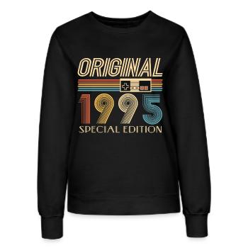 Gamer 30. Geburtstag 30 Jahre Original 1995 - Frauen Sweatshirt - Schwarz - Vorne - AI Model Female 172 light (172cm)