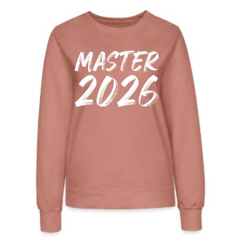 Master 2026 - Sweat Femme - rose poudré - Devant - AI Model Female 172 dark (172cm)