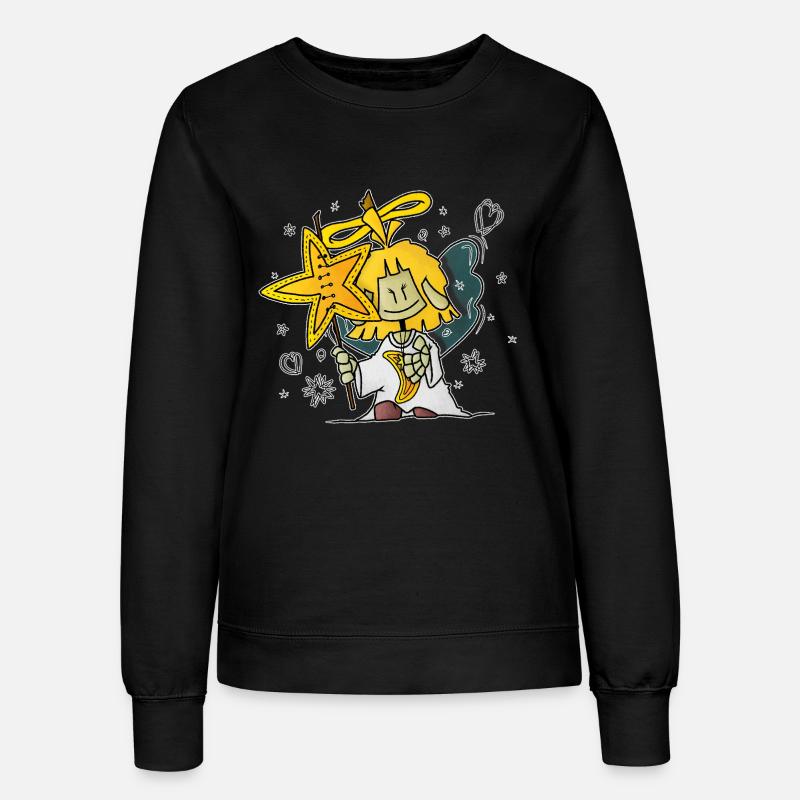 Micol - the star-pusher / - Women’s Sweatshirt - black