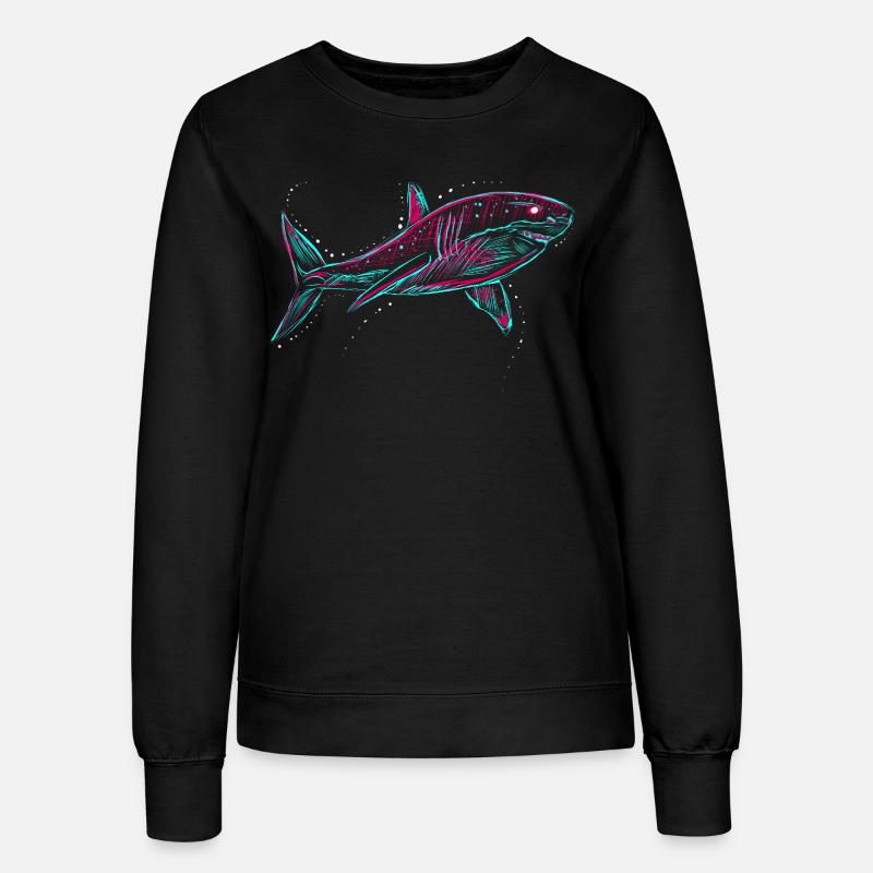 Neo Shark - Women’s Sweatshirt - black