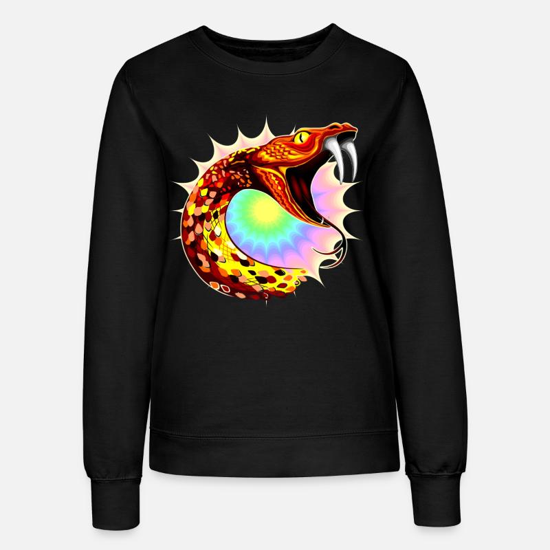 Cosmic Serpent - Women’s Sweatshirt - black