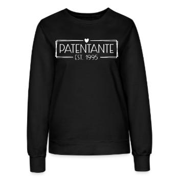 Patentante est. 1995 Geschenk Tante - Frauen Sweatshirt - Schwarz - Vorne - AI Model Female 172 light (172cm)