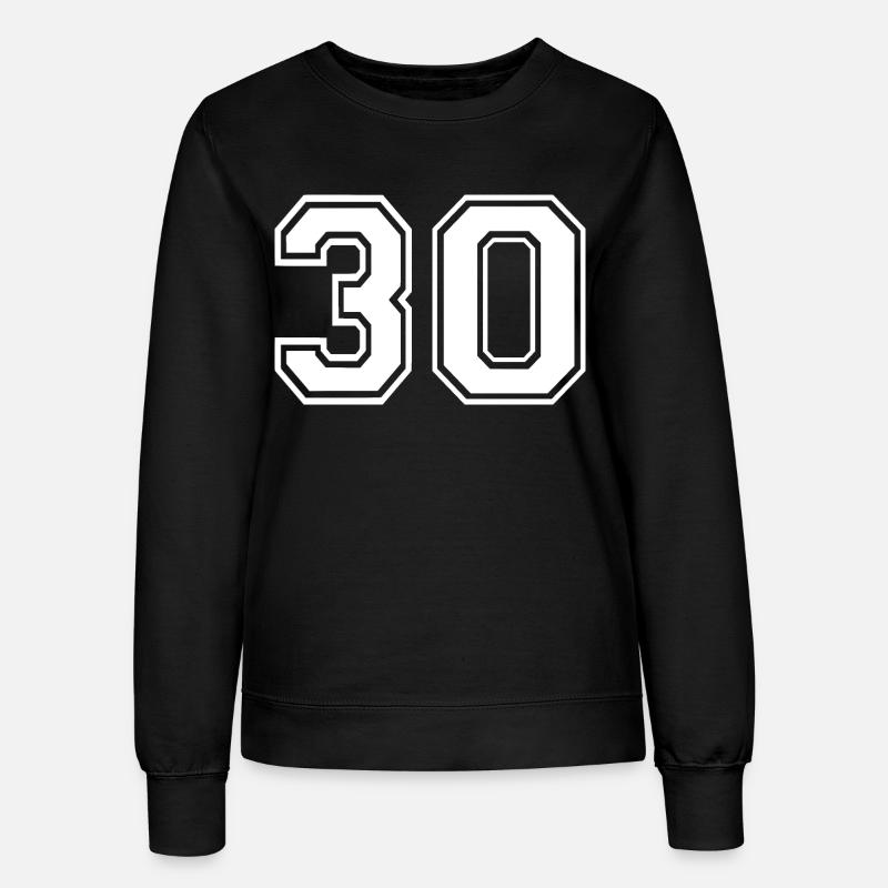 30 - Frauen Sweatshirt - Schwarz