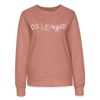 ois leiwand wien dialekt wienerisch - Frauen Sweatshirt - Altrosa - Vorne - AI Model Female 172 dark (172cm)