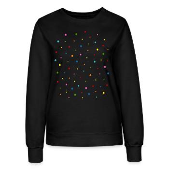 Konfetti - Frauen Sweatshirt - Schwarz - Vorne - AI Model Female 172 light (172cm)