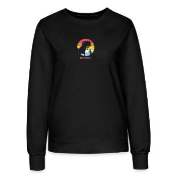 Kein Internet Sunset City Silhouette - Frauen Sweatshirt - Schwarz - Vorne - AI Model Female 172 light (172cm)