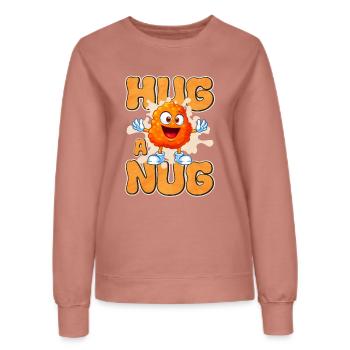 Chicken Nugget - Frauen Sweatshirt - Altrosa - Vorne - AI Model Female 172 dark (172cm)