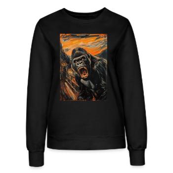 Gorille - Sweat Femme - noir - Devant - AI Model Female 172 light (172cm)