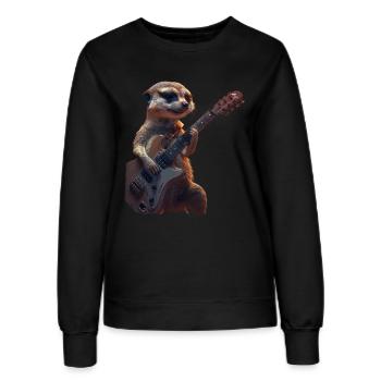 Suricate - Sweat Femme - noir - Devant - AI Model Female 172 light (172cm)