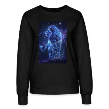 Schütze - Frauen Sweatshirt - Schwarz - Vorne - AI Model Female 172 light (172cm)