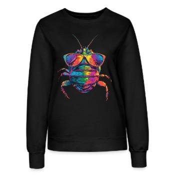 Assel - Frauen Sweatshirt - Schwarz - Vorne - AI Model Female 172 light (172cm)