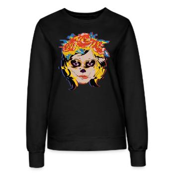 Day Of The Dead - Women’s Sweatshirt - black - Front - AI Model Female 172 light (172cm)