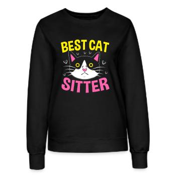 Haustier Sitter Haustiere Babysitter - Frauen Sweatshirt - Schwarz - Vorne - AI Model Female 172 light (172cm)