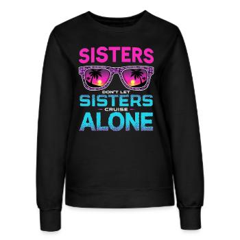 Kreuzfahrt Spruch Reise Schiffskreuzfahrt Geschenk - Frauen Sweatshirt - Schwarz - Vorne - AI Model Female 172 light (172cm)