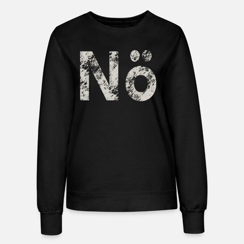No - Women’s Sweatshirt - black