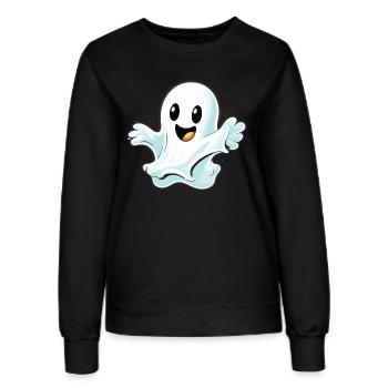 Geist - Frauen Sweatshirt - Schwarz - Vorne - AI Model Female 172 light (172cm)