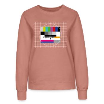 La même image de test (image de test FuBK - Sweat Femme - rose poudré - Devant - AI Model Female 172 dark (172cm)