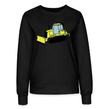 Chenille de chantier - Sweat Femme - noir - Devant - AI Model Female 172 light (172cm)